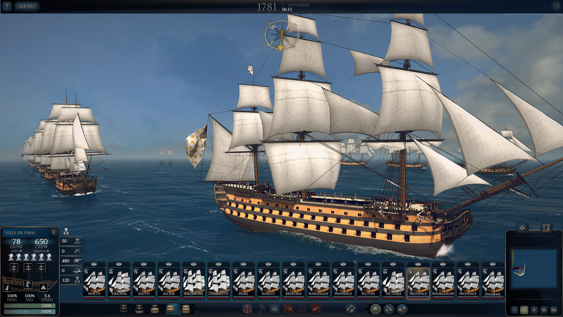 Скриншот из игры Ultimate Admiral: Age of Sail - 21
