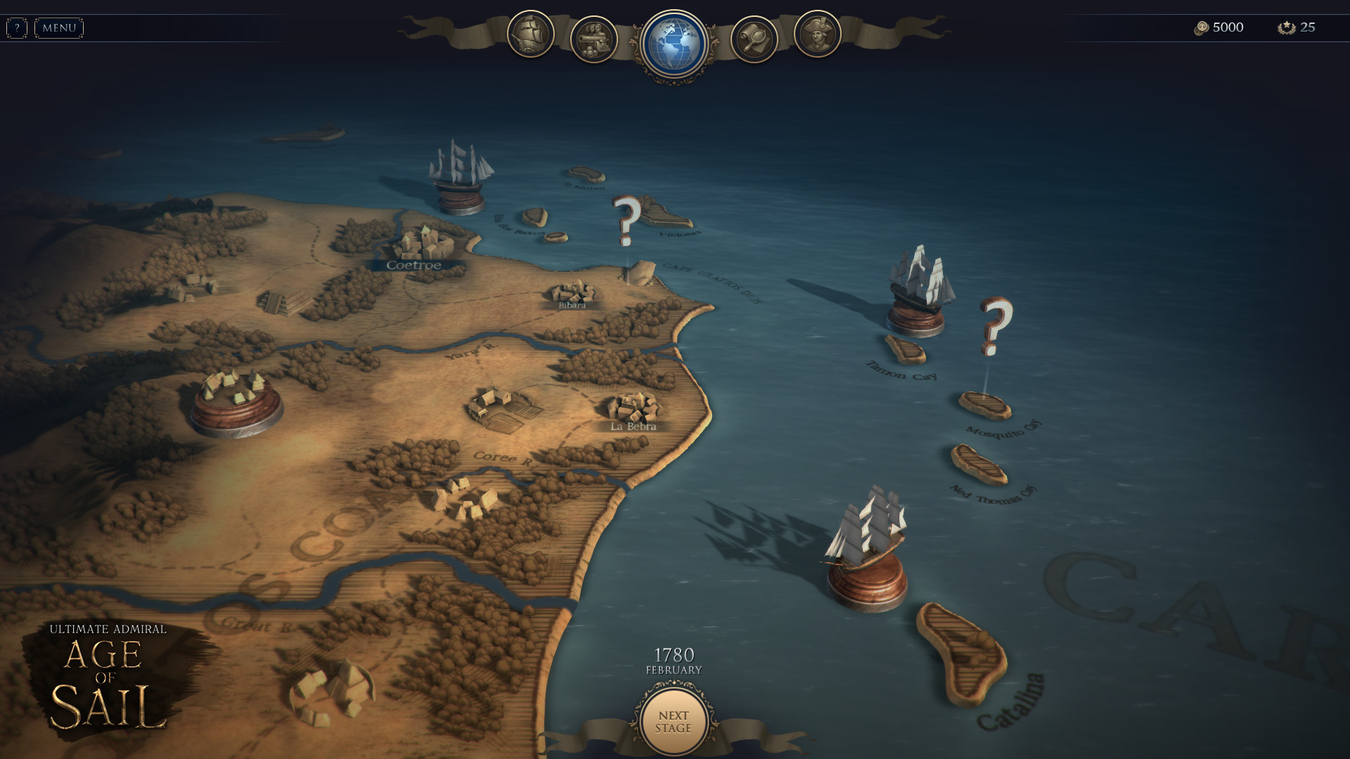 Скриншот из игры Ultimate Admiral: Age of Sail - 6