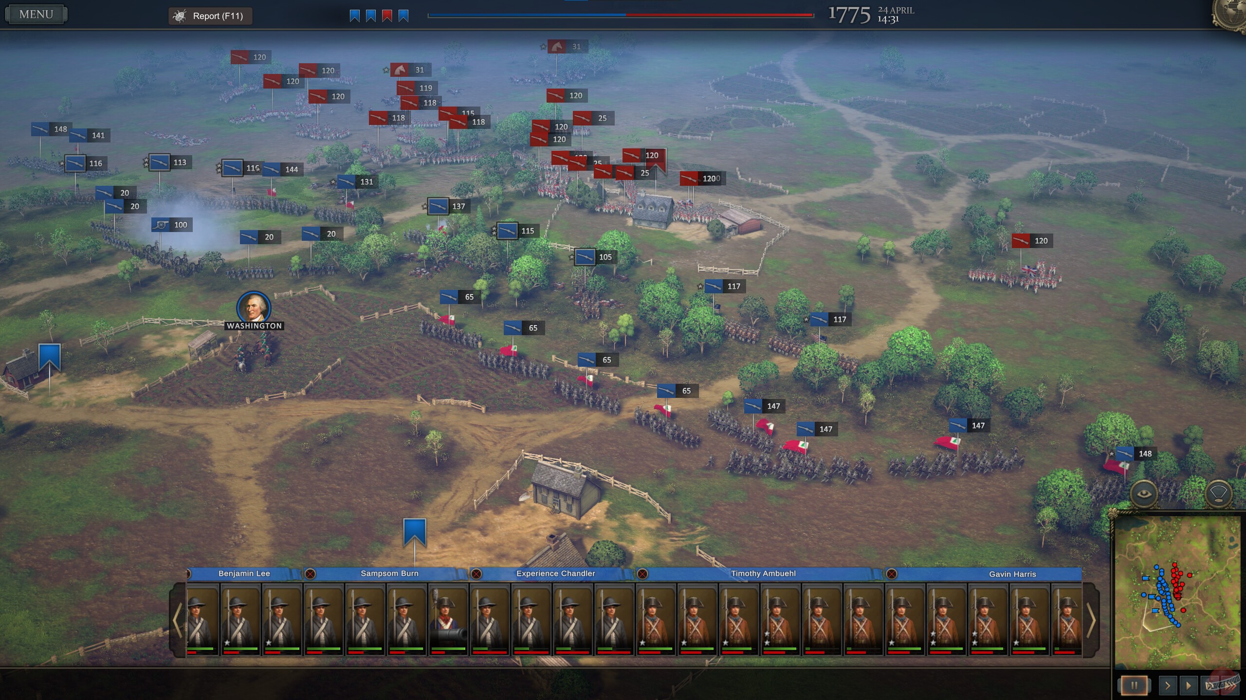 Скриншот из игры Ultimate General: American Revolution - 11