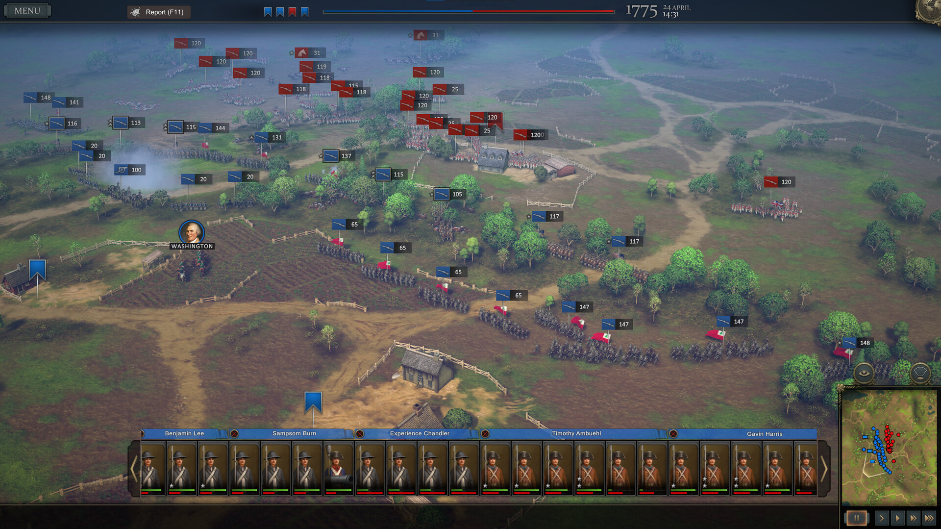 Скриншот из игры Ultimate General: American Revolution - 1