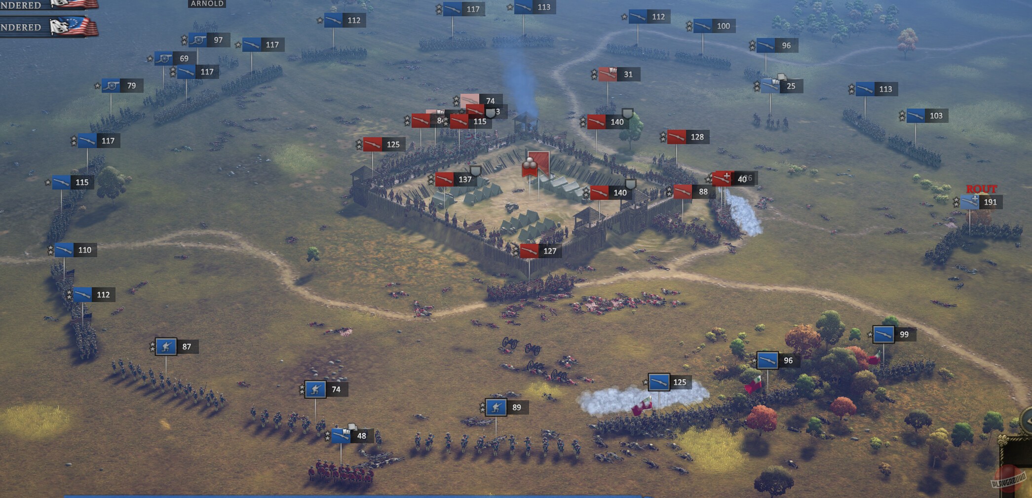 Скриншот из игры Ultimate General: American Revolution - 15