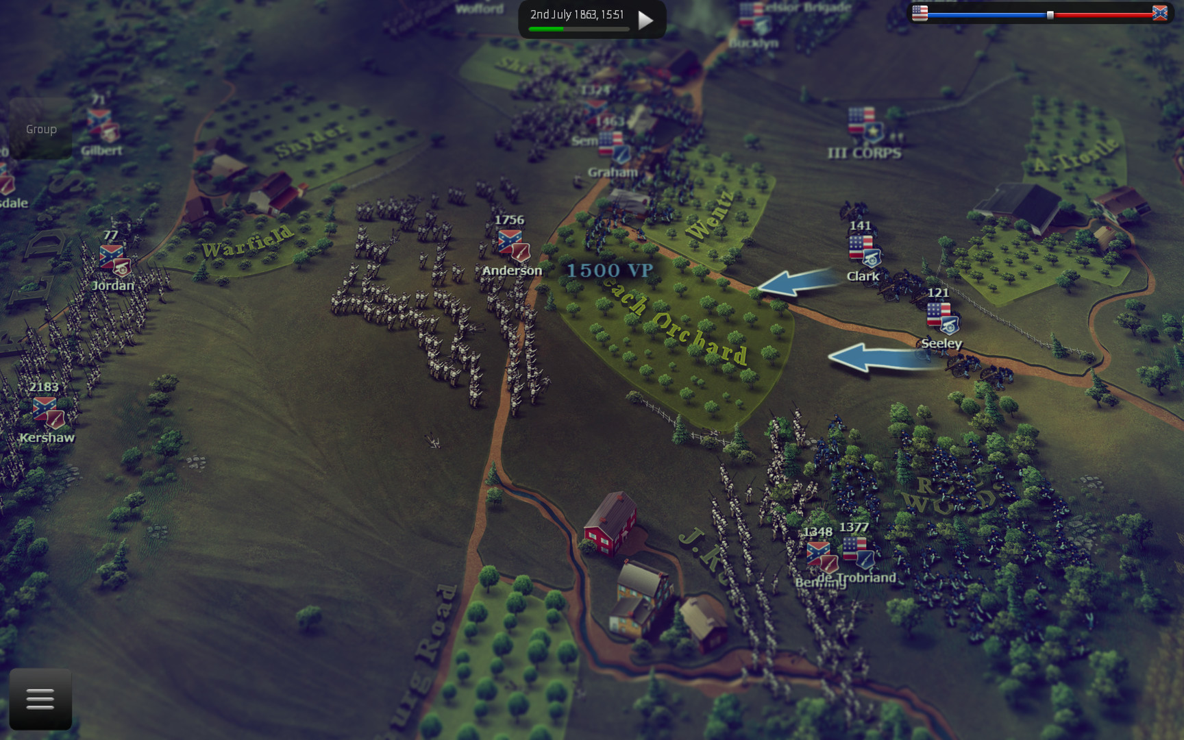 Скриншот из игры Ultimate General: Gettysburg - 64