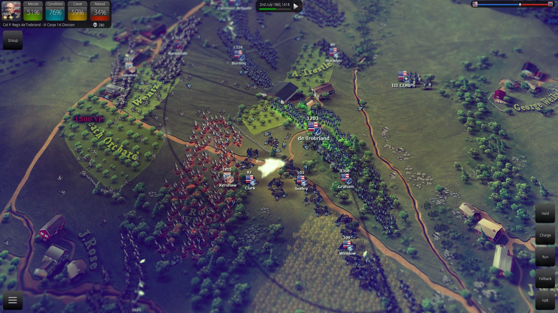 Скриншот из игры Ultimate General: Gettysburg - 35