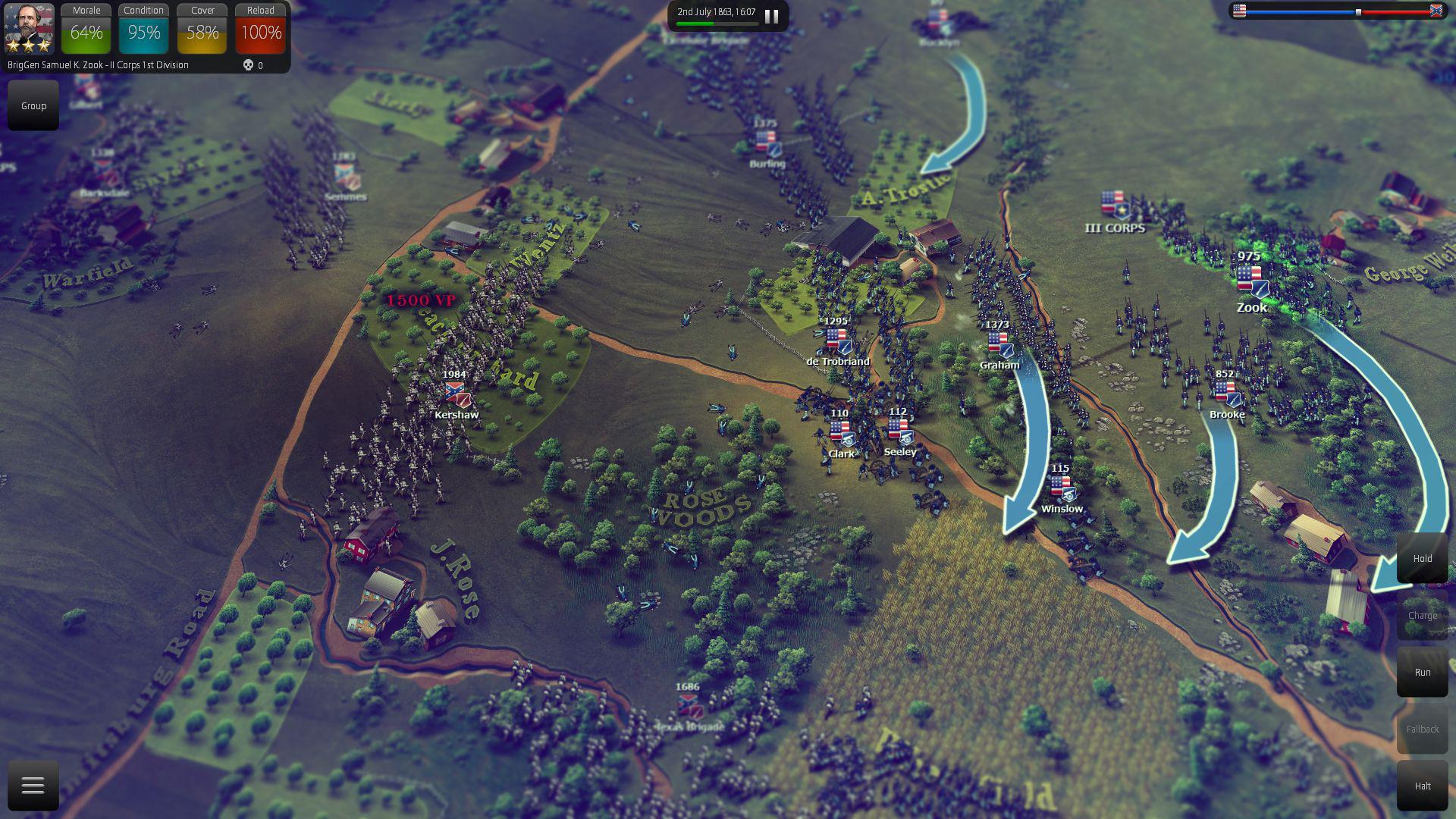 Скриншот из игры Ultimate General: Gettysburg - 87