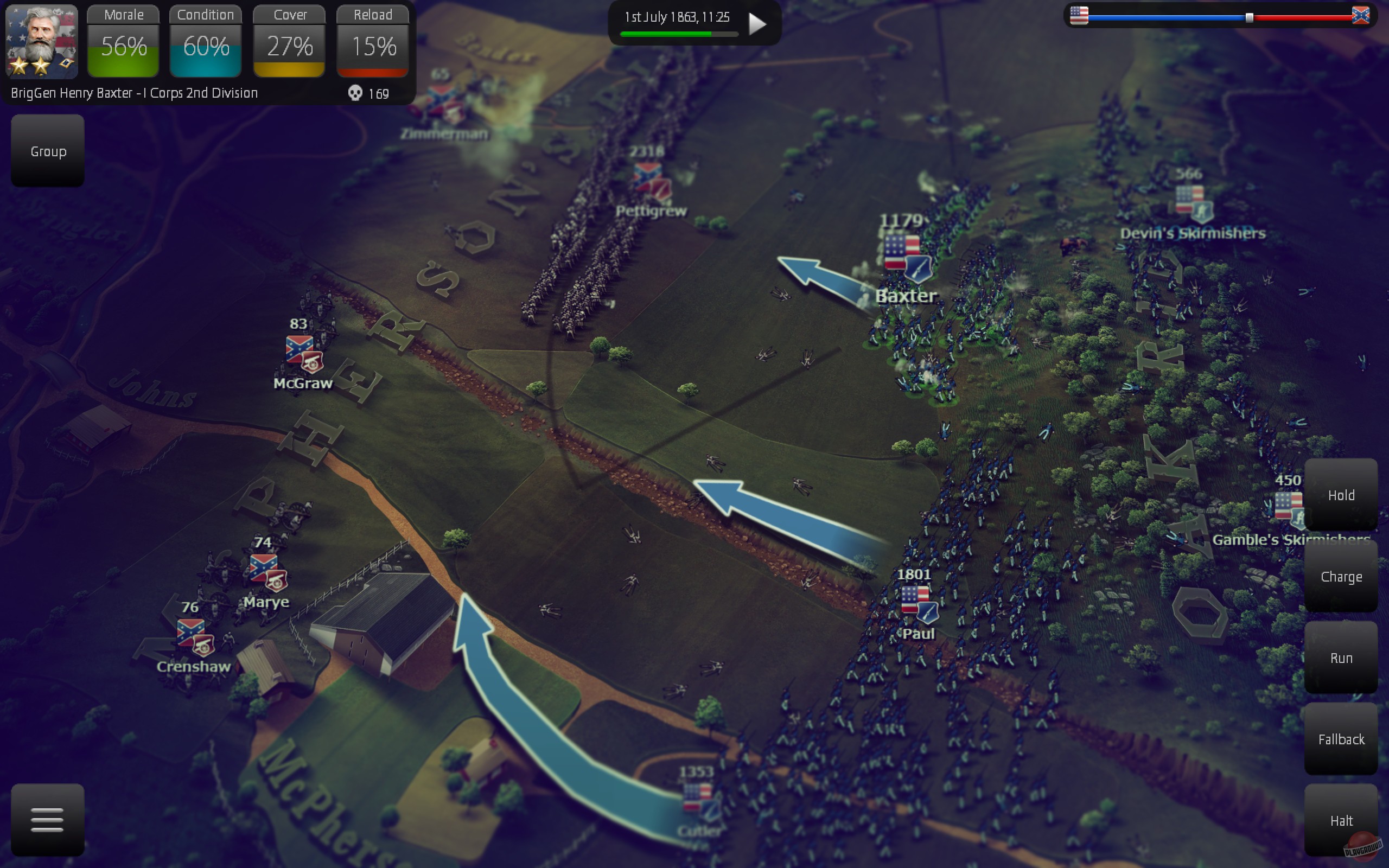 Скриншот из игры Ultimate General: Gettysburg - 72