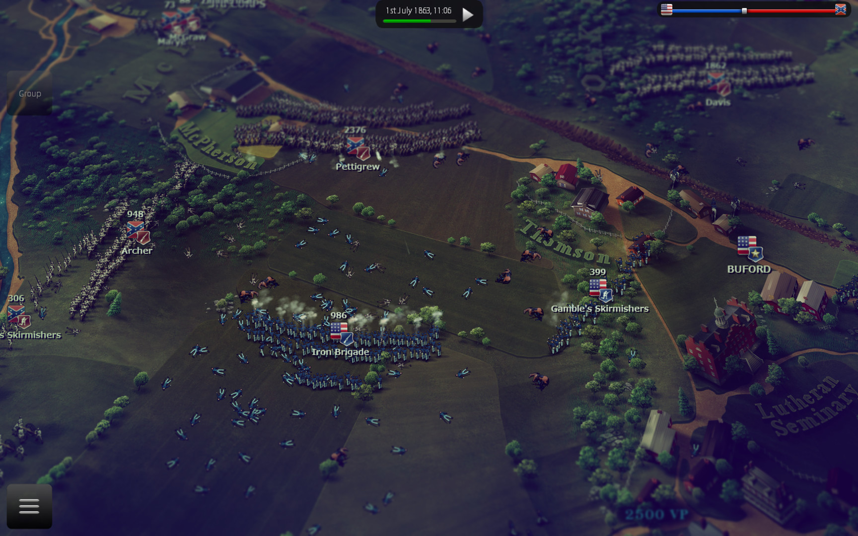 Скриншот из игры Ultimate General: Gettysburg - 89