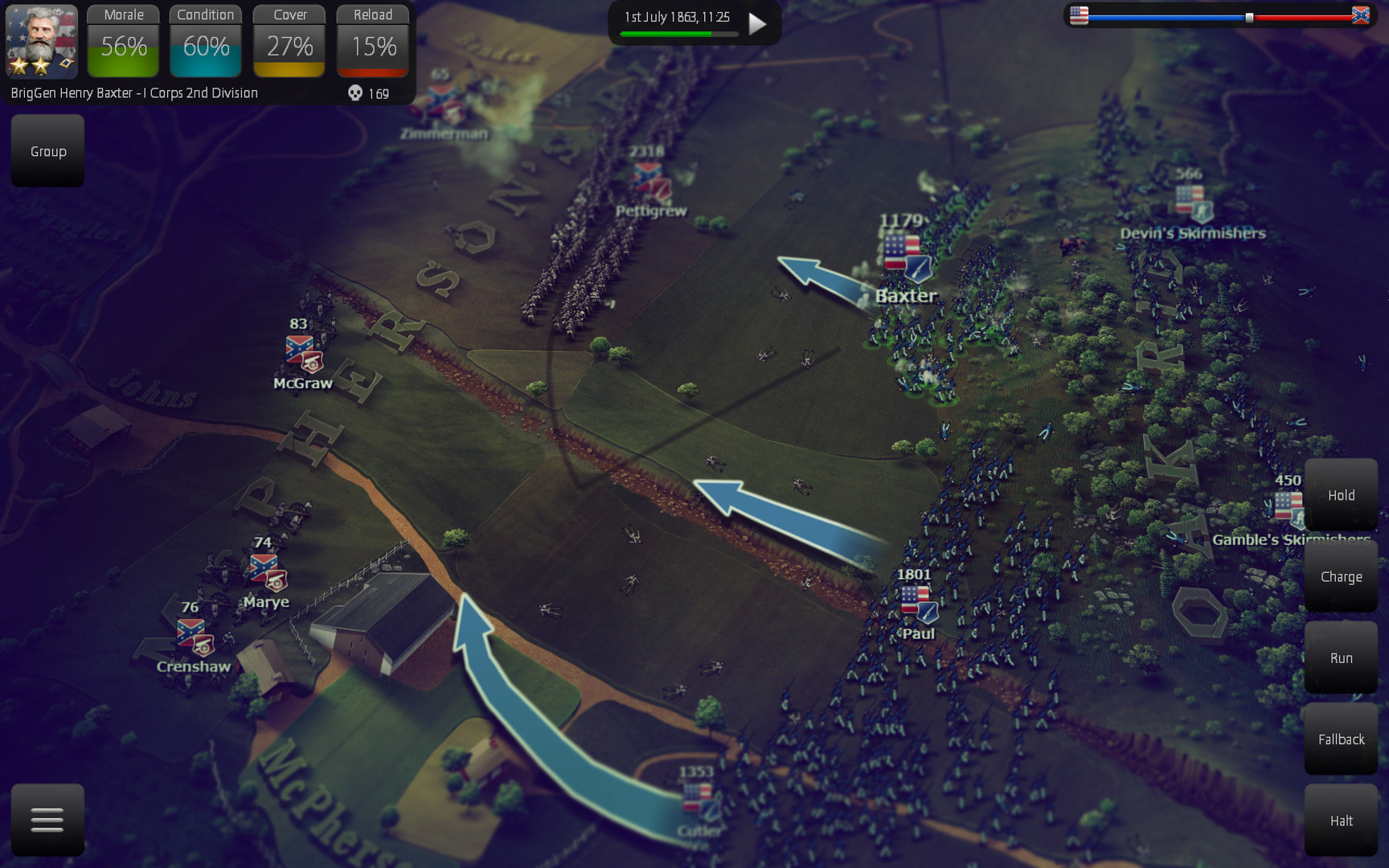 Скриншот из игры Ultimate General: Gettysburg - 75