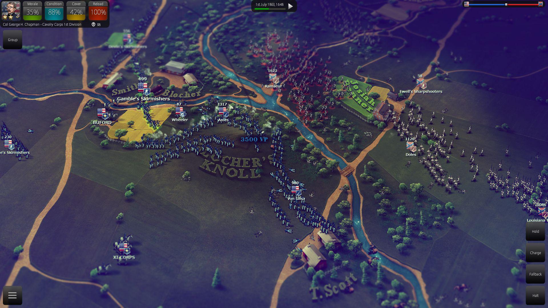 Скриншот из игры Ultimate General: Gettysburg - 46