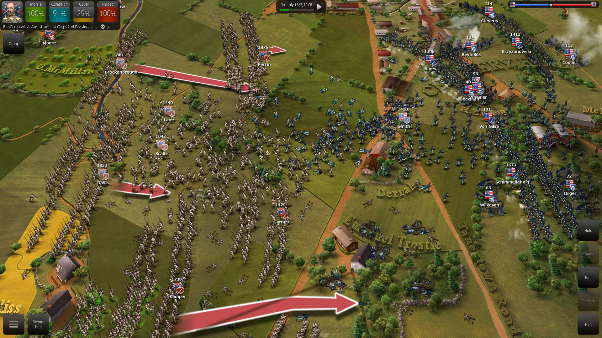 Скриншот из игры Ultimate General: Gettysburg - 32