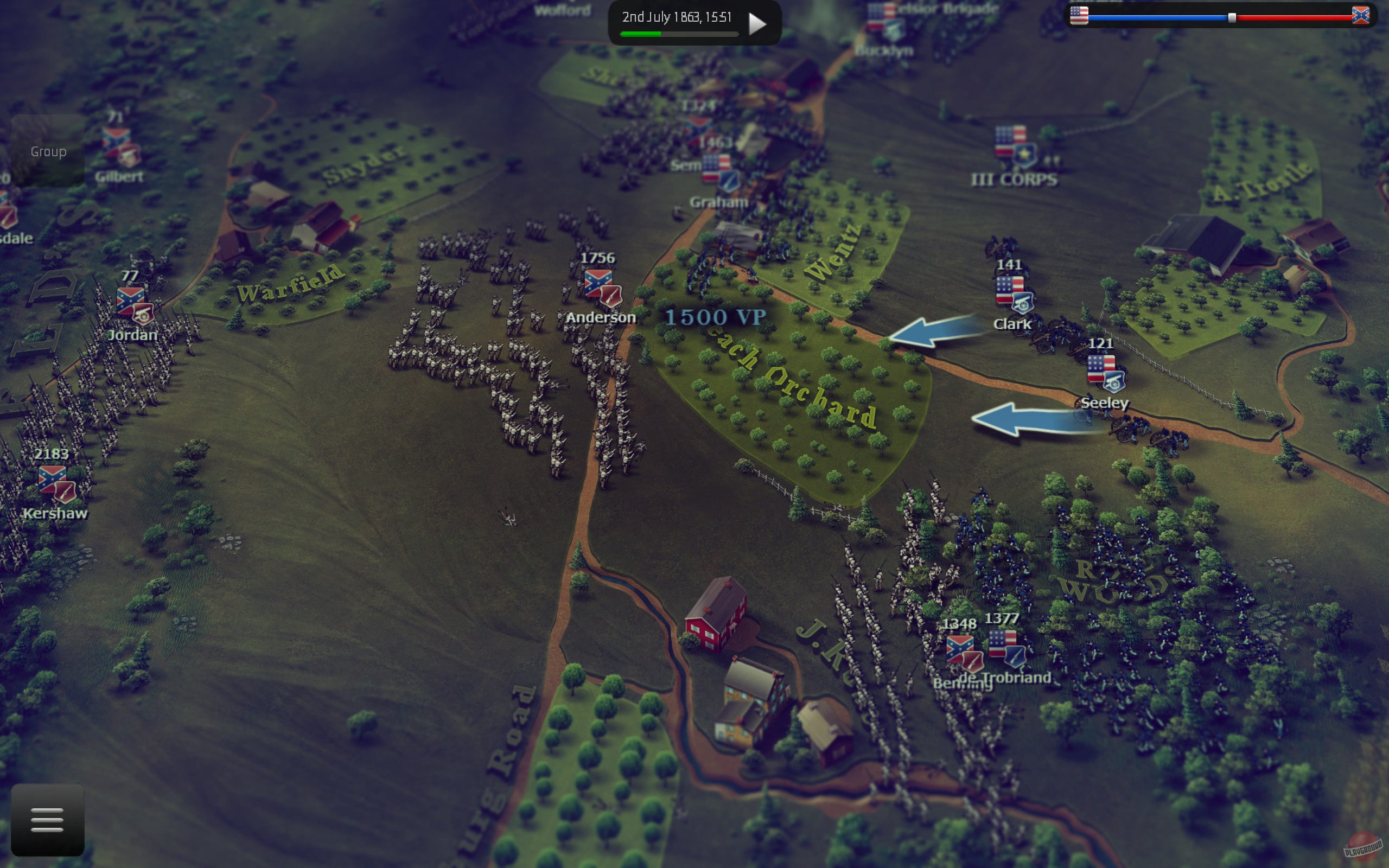 Скриншот из игры Ultimate General: Gettysburg - 74