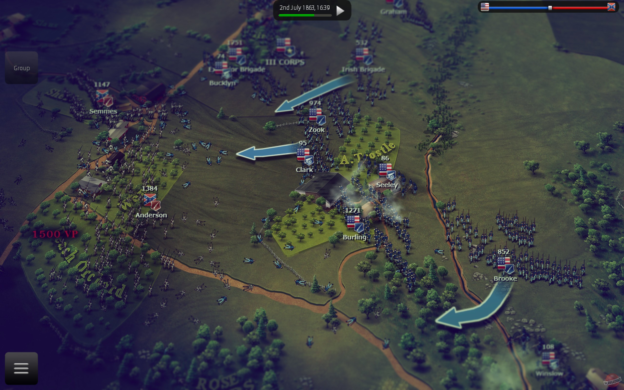 Скриншот из игры Ultimate General: Gettysburg - 33