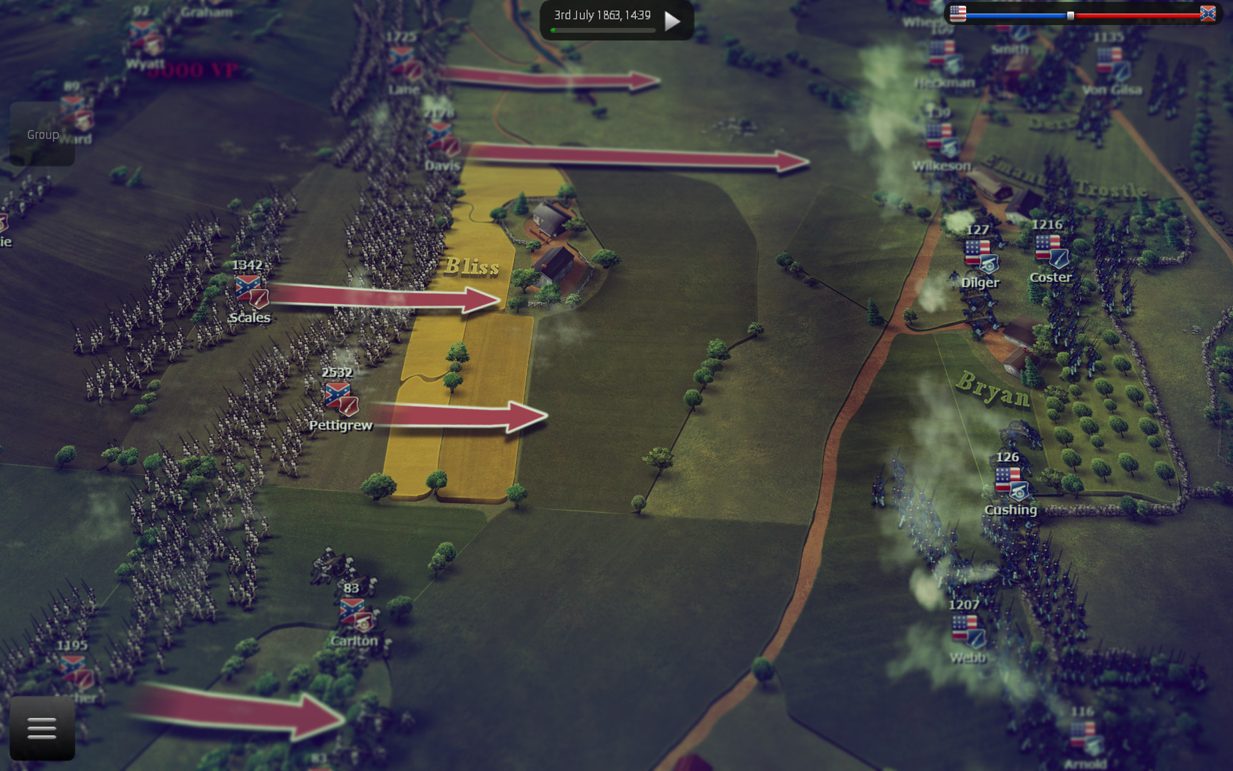 Скриншот из игры Ultimate General: Gettysburg - 48