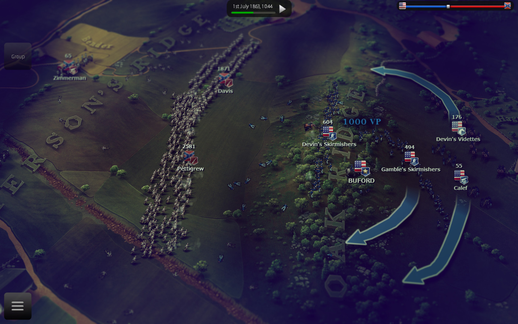 Скриншот из игры Ultimate General: Gettysburg - 63