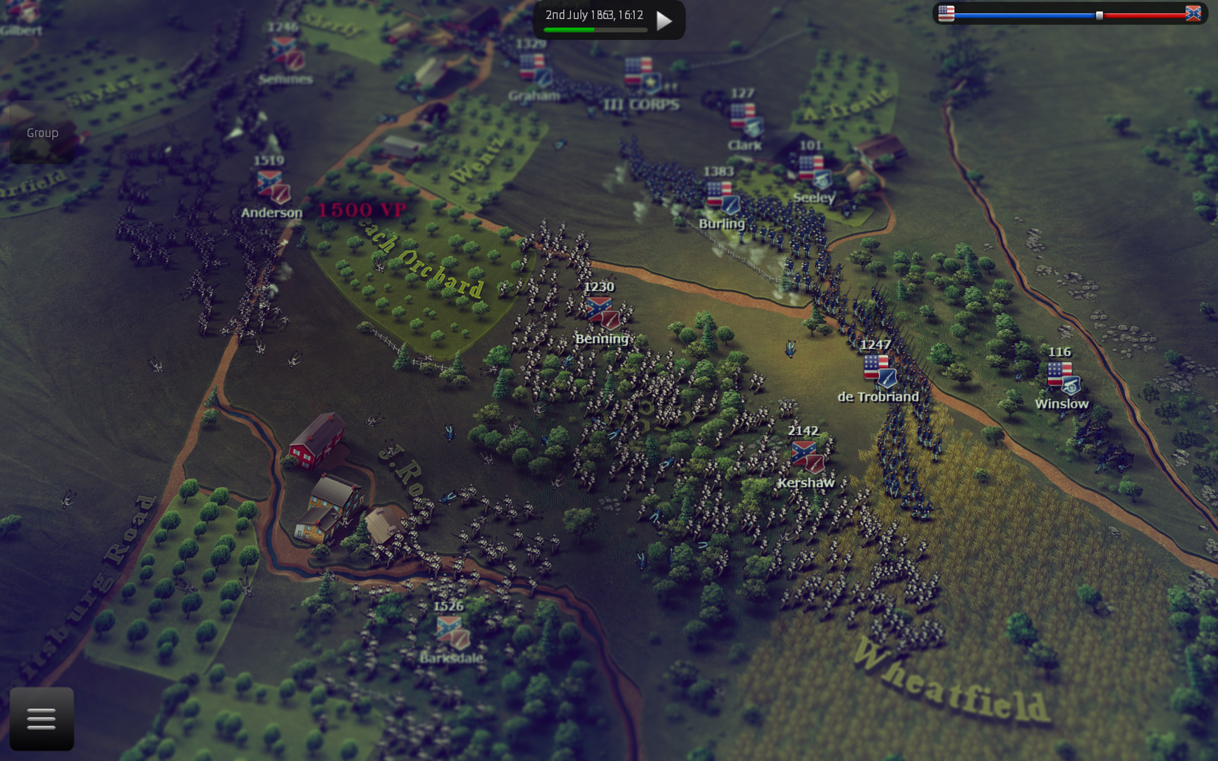Скриншот из игры Ultimate General: Gettysburg - 77