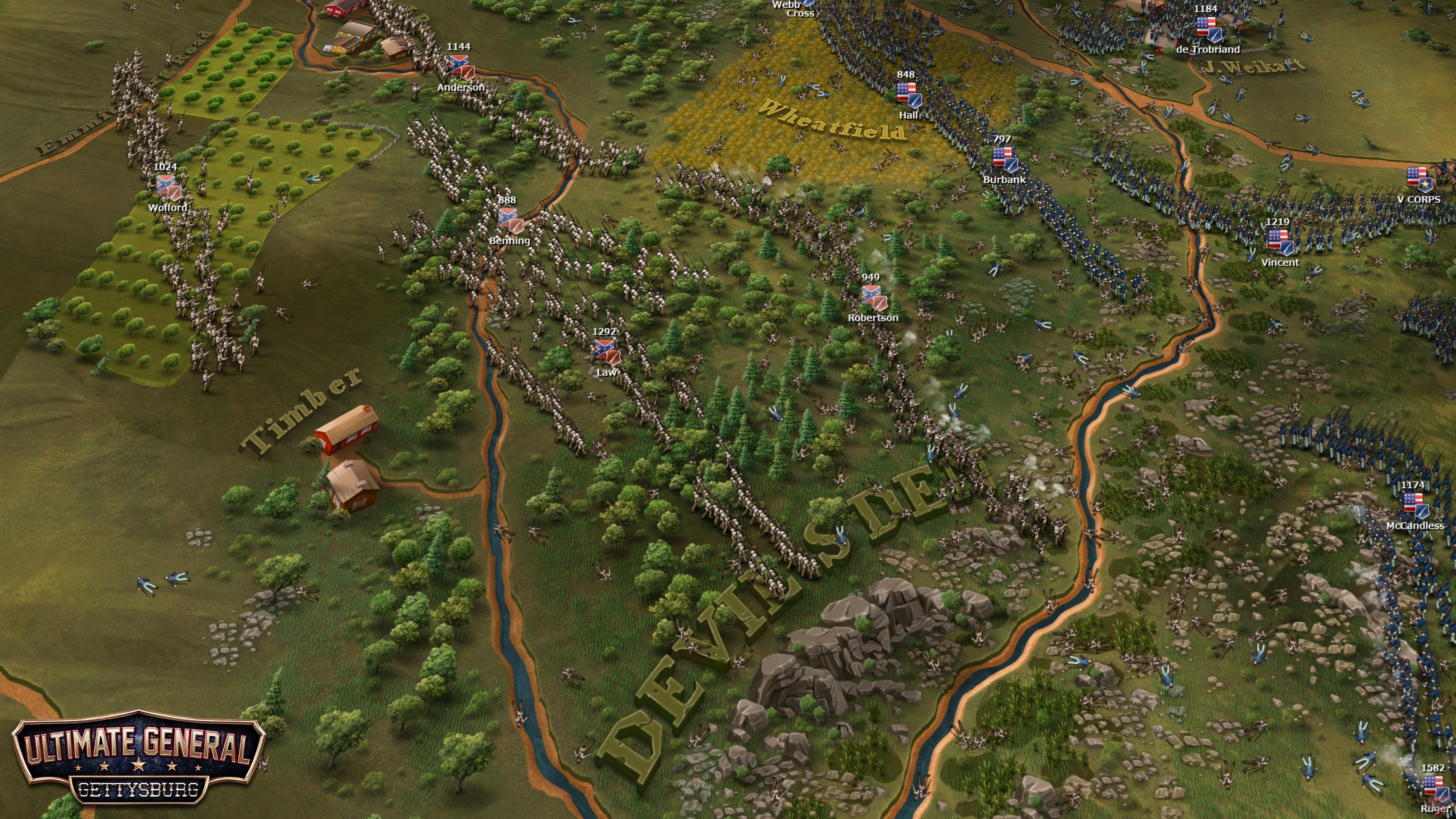 Скриншот из игры Ultimate General: Gettysburg - 54