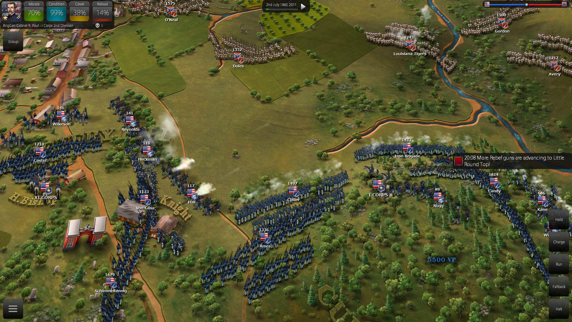 Скриншот из игры Ultimate General: Gettysburg - 69