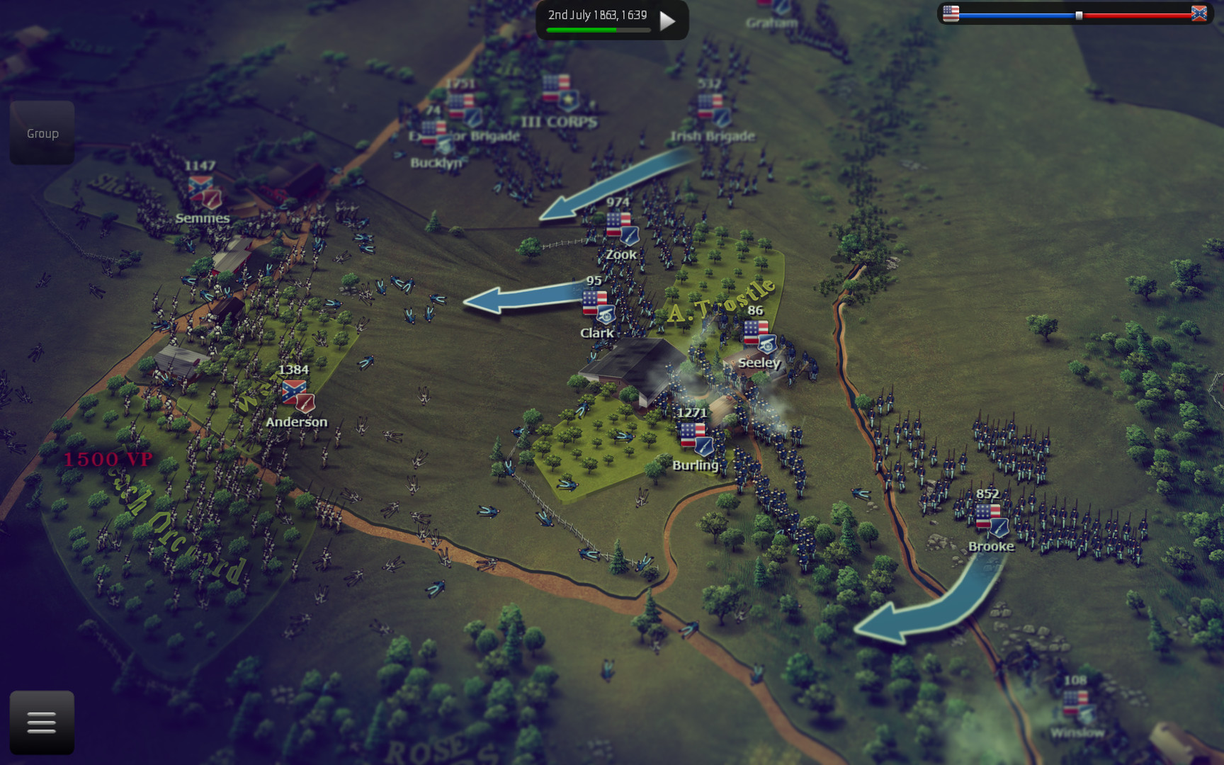 Скриншот из игры Ultimate General: Gettysburg - 84