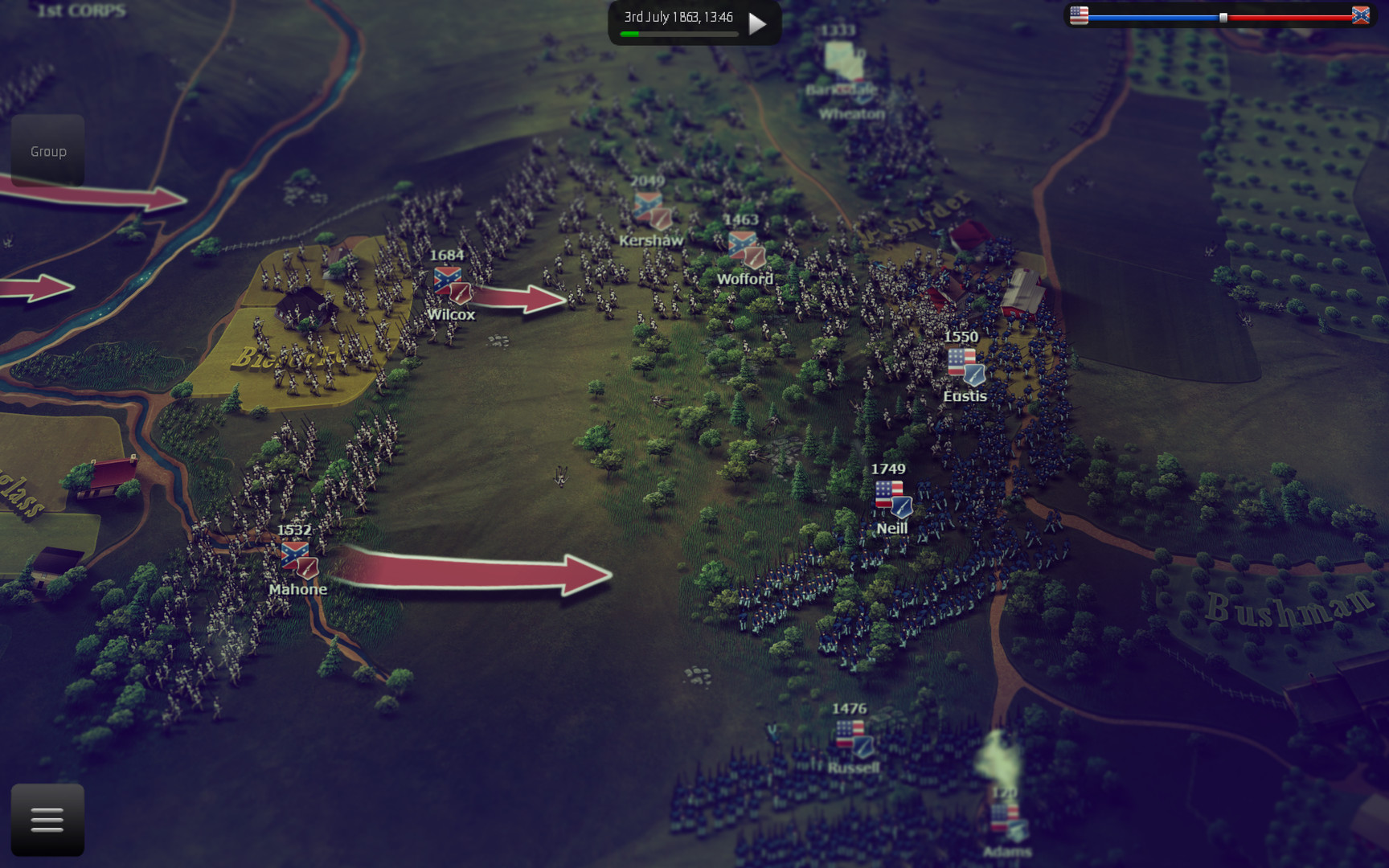Скриншот из игры Ultimate General: Gettysburg - 49