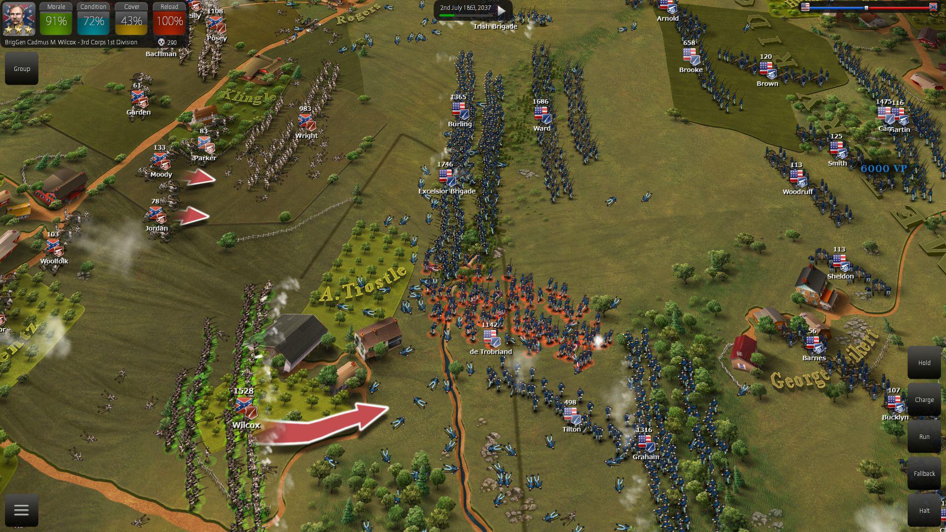 Скриншот из игры Ultimate General: Gettysburg - 59