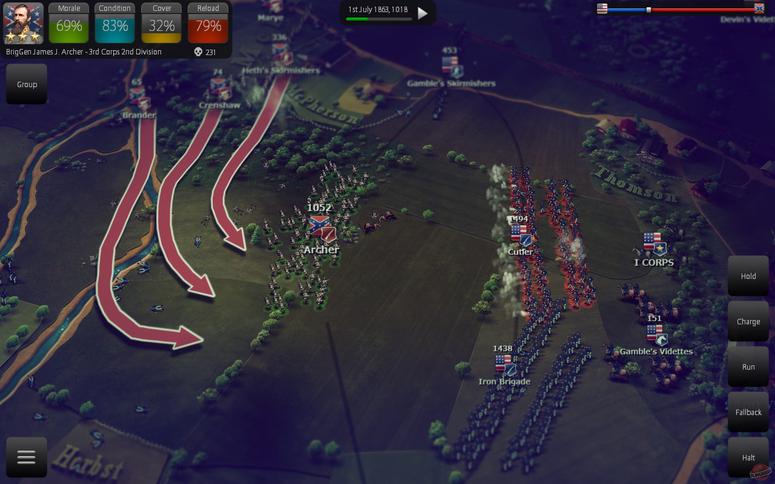 Скриншот из игры Ultimate General: Gettysburg - 65
