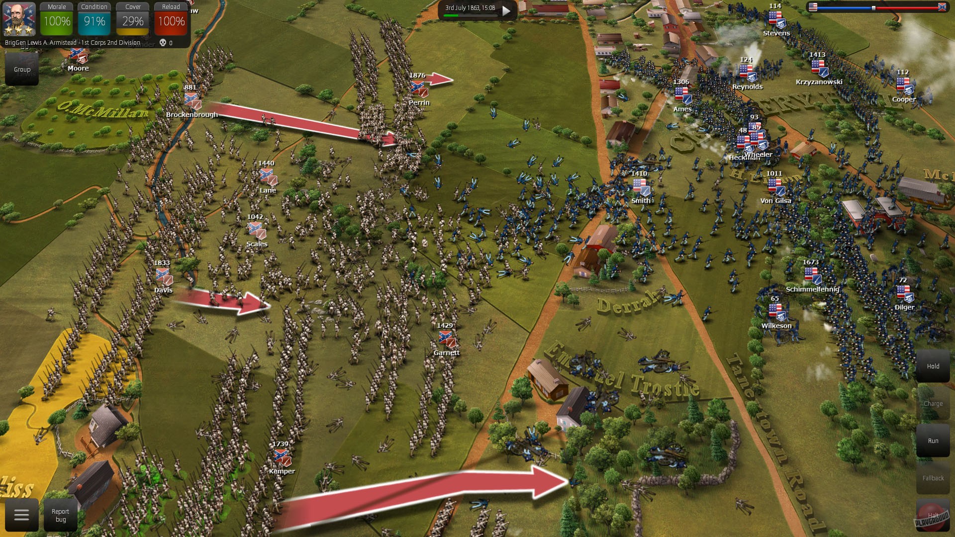Скриншот из игры Ultimate General: Gettysburg - 68