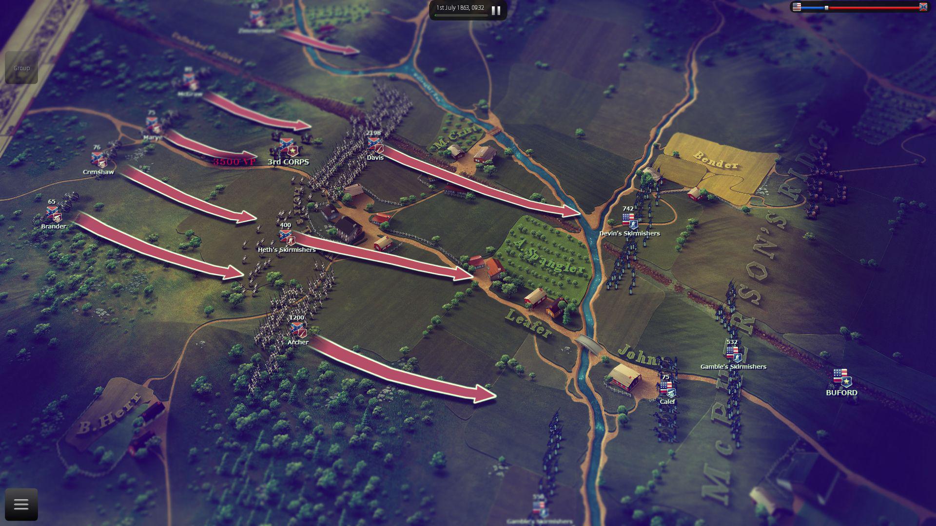 Скриншот из игры Ultimate General: Gettysburg - 86