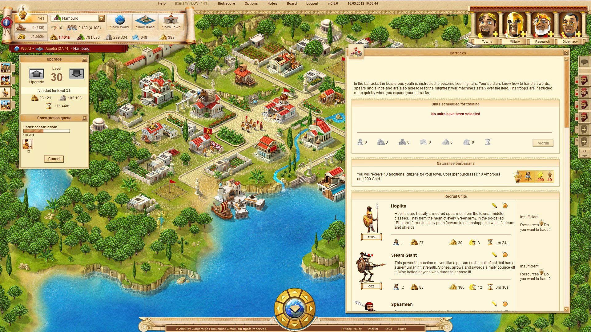 Скриншот из игры Ikariam - 9