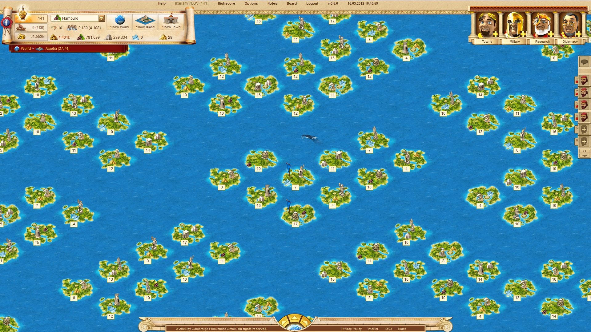 Скриншот из игры Ikariam - 5