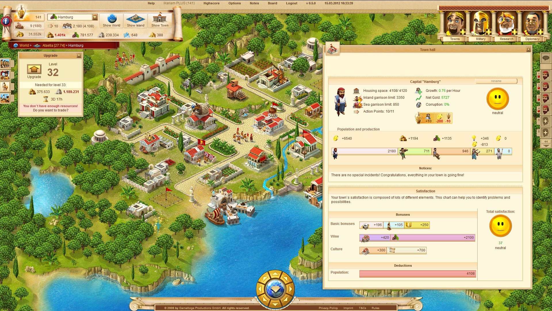 Скриншот из игры Ikariam - 11