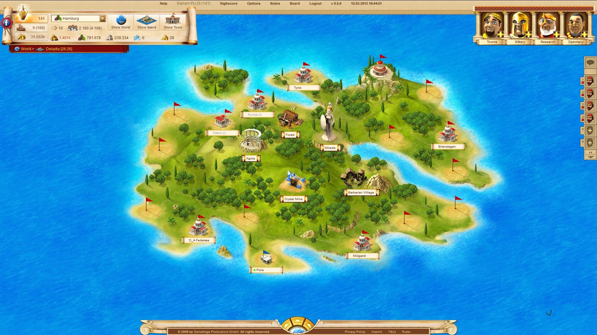 Скриншот из игры Ikariam - 13