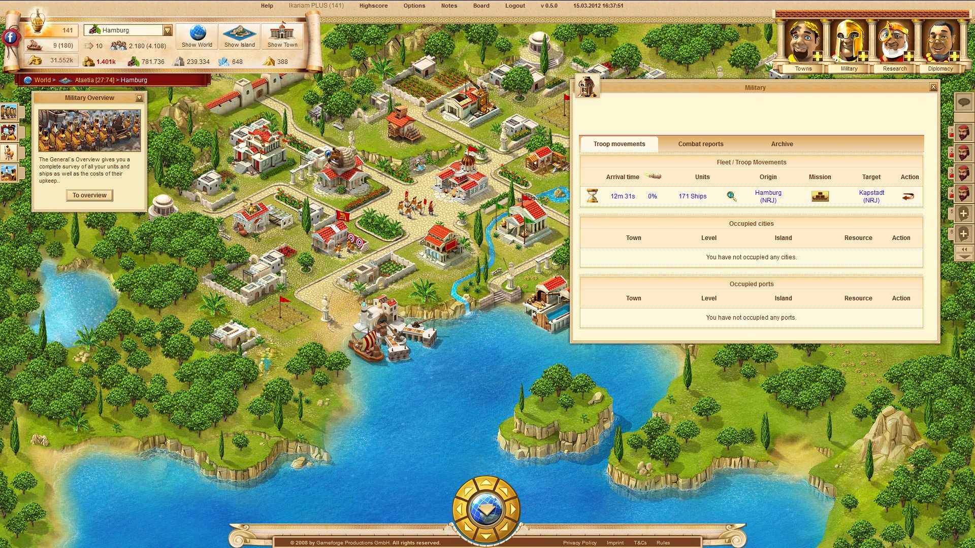 Скриншот из игры Ikariam - 7