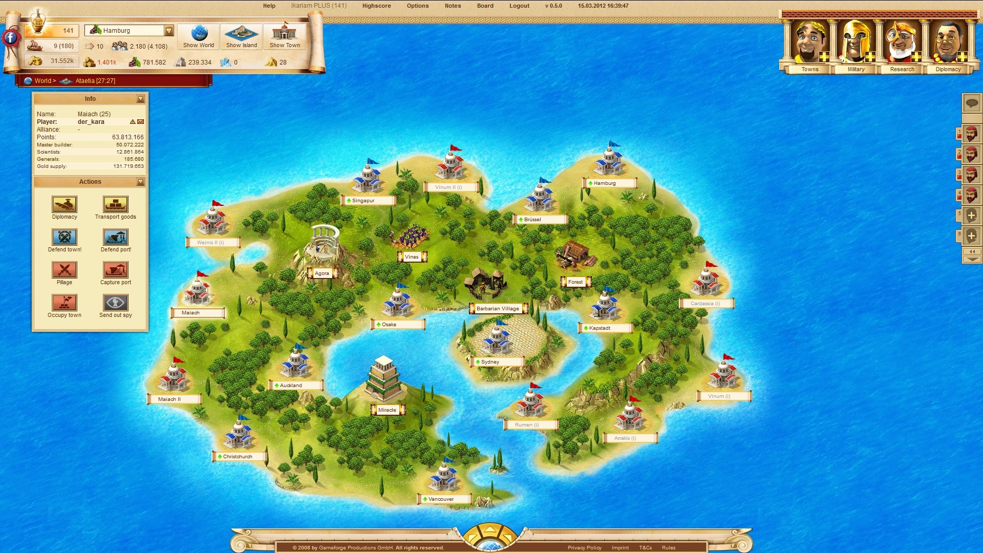 Скриншот из игры Ikariam - 4