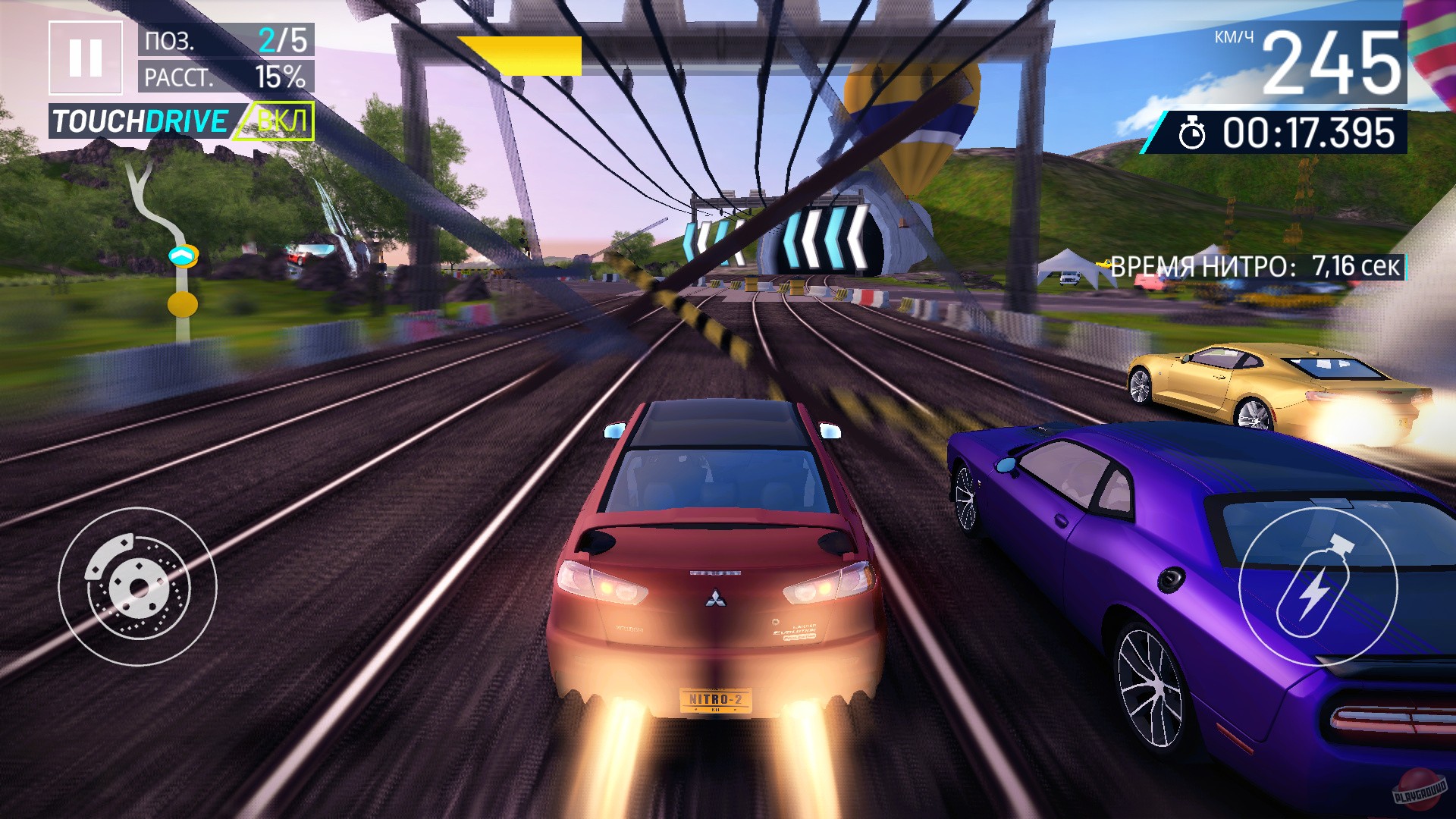 Скриншот из игры Asphalt Nitro 2 - 1