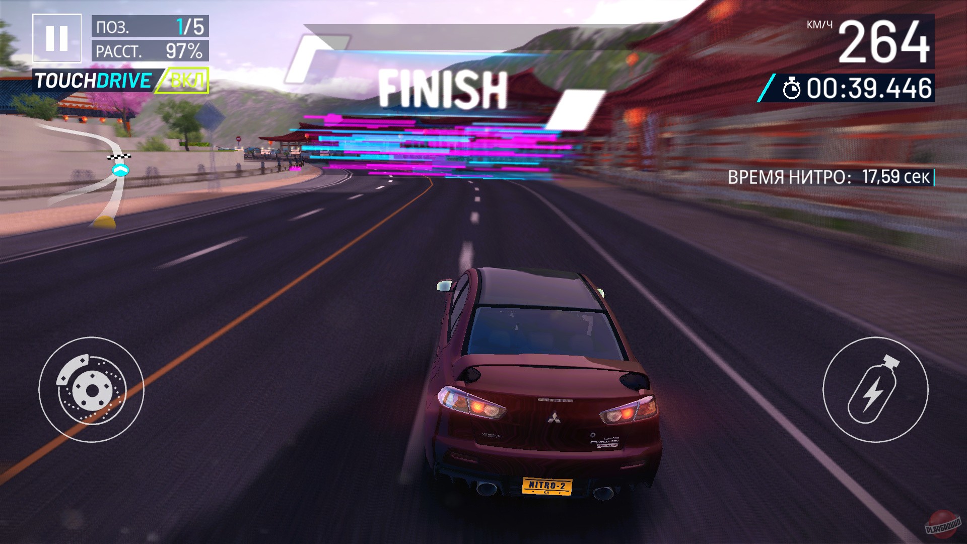 Скриншот из игры Asphalt Nitro 2 - 6