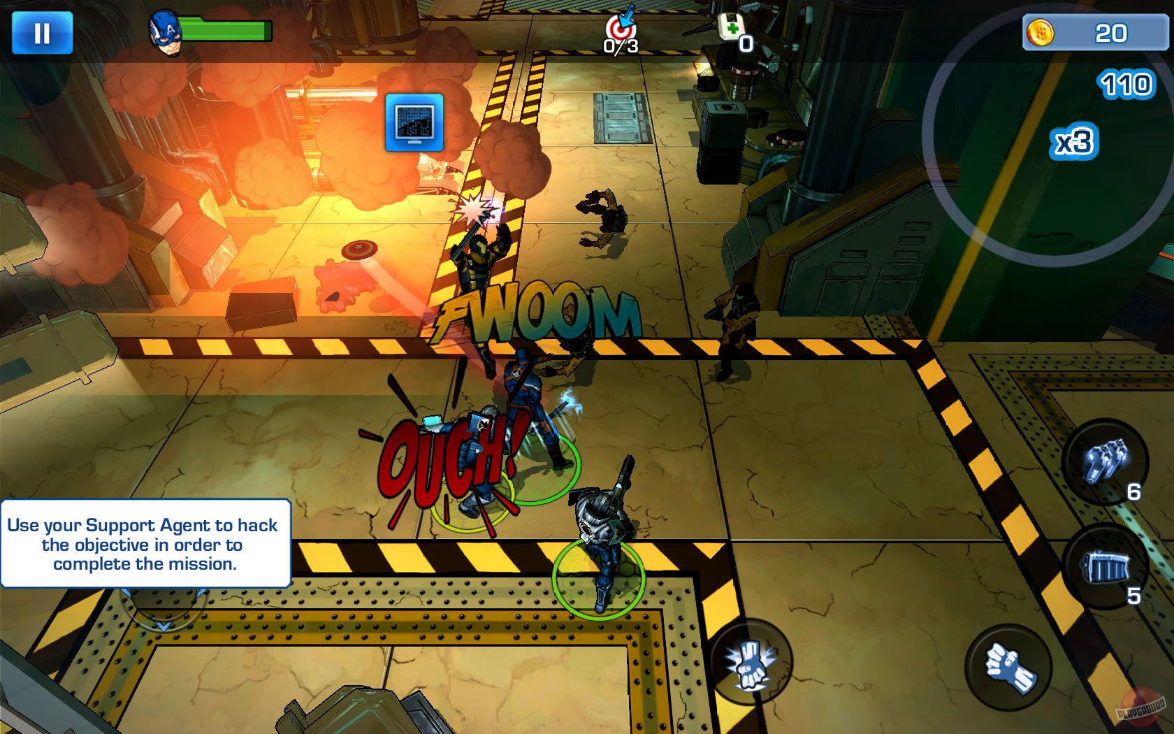 Скриншот из игры Captain America: The Winter Soldier - The Official Game - 6
