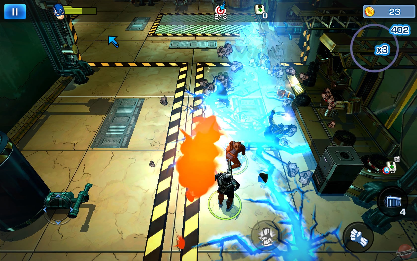 Скриншот из игры Captain America: The Winter Soldier - The Official Game - 4