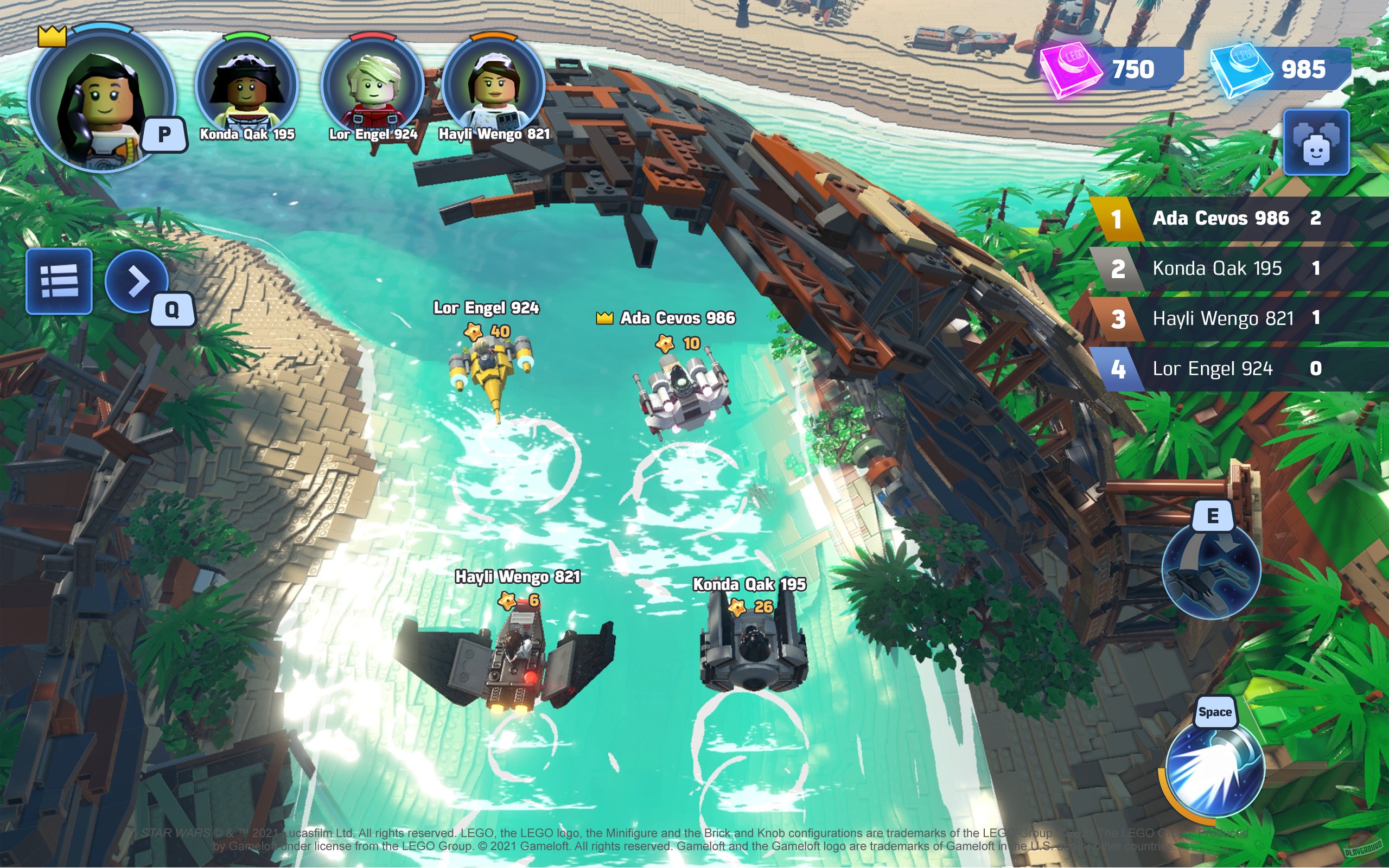 Скриншот из игры LEGO Star Wars: Castaways - 4