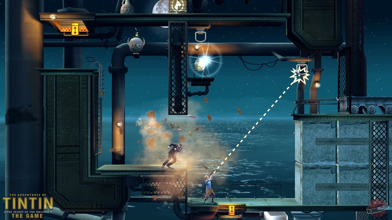 Скриншот из игры Приключения Тинтина: Тайна Единорога - 8