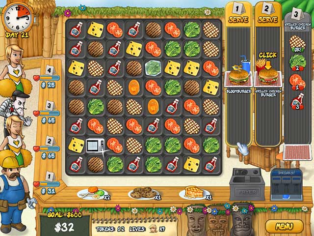 Скриншот из игры Burger Rush - 2