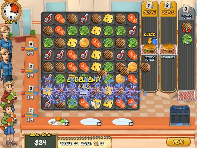 Скриншот из игры Burger Rush - 4