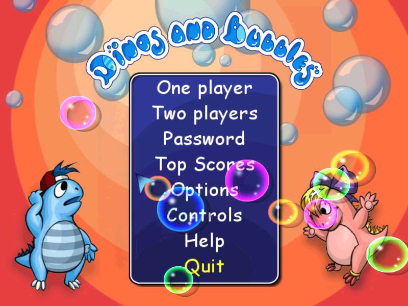 Скриншот из игры Dinos and Bubbles - 1