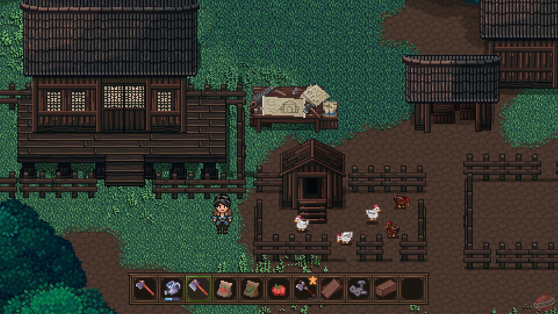 Скриншот из игры Daomei Village - 16