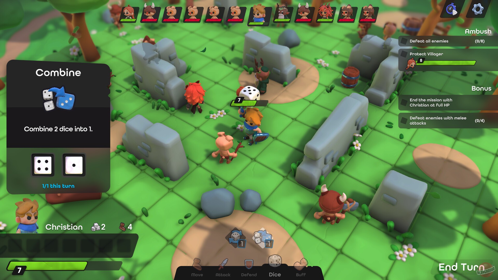 Скриншот из игры Dobbel Dungeon - 3