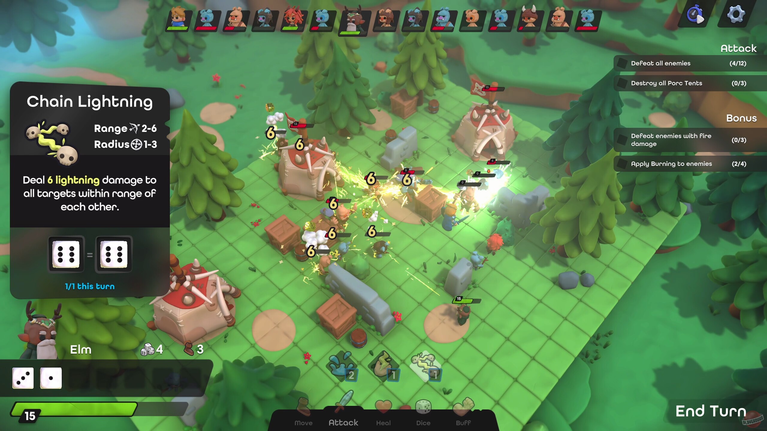 Скриншот из игры Dobbel Dungeon - 1