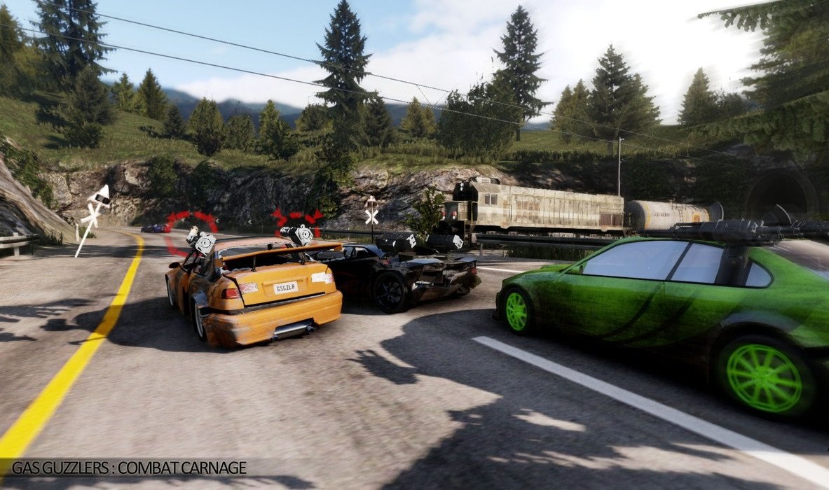 Скриншот из игры Gas Guzzlers: Combat Carnage - 1