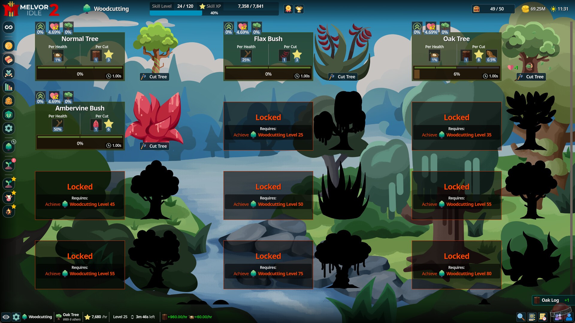 Скриншот из игры Melvor Idle 2 - 5