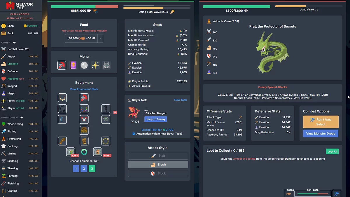 Скриншот из игры Melvor Idle - 9