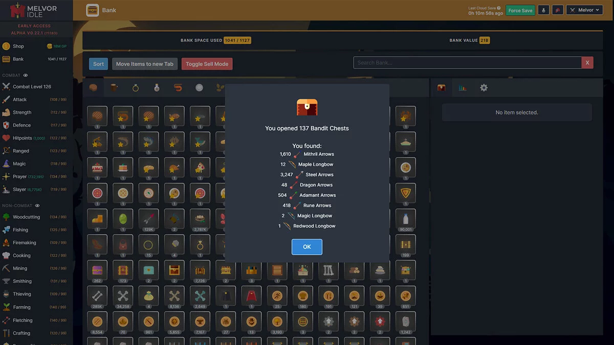 Скриншот из игры Melvor Idle - 19