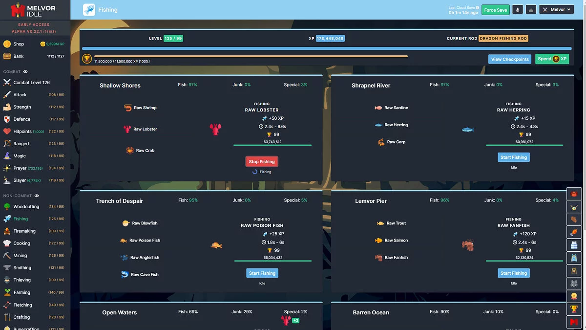 Скриншот из игры Melvor Idle - 23
