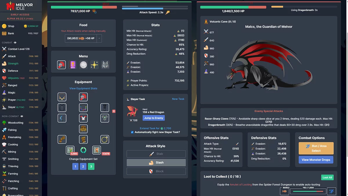 Скриншот из игры Melvor Idle - 10